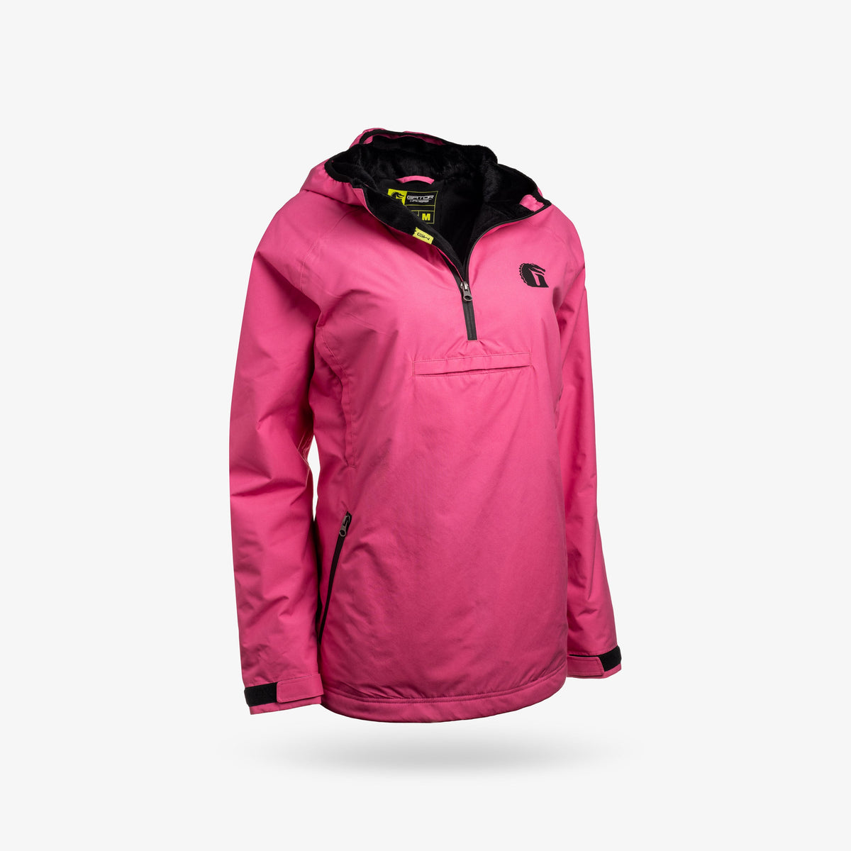 Waterproof 1/2 Zip Bog Hoodie | Womens - Hot Pink