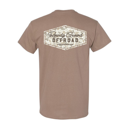 Retro Camo Sand Adult Tee