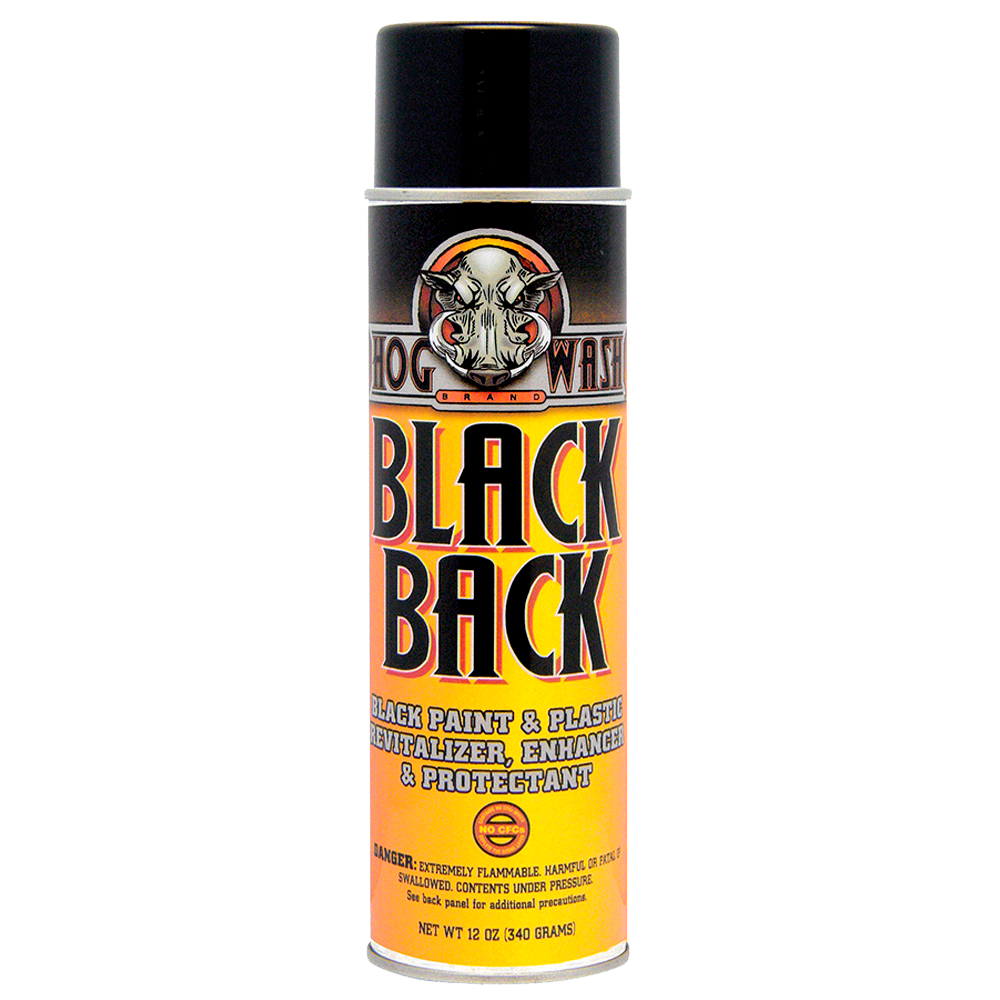 Hog Wash Back Black